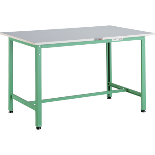 トラスコ中山（TRUSCO）　TRUSCO　軽荷重作業台（３００ｋｇ）ＡＥ型　１２００Ｘ７５０ＸＨ７４０　基本タイプ　ヤンググリーン色　【品番：RAE-1200 YG】