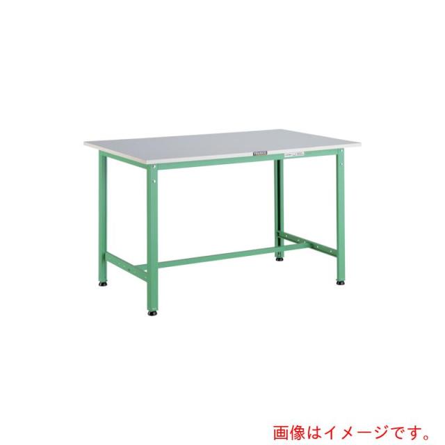 トラスコ中山（TRUSCO）　TRUSCO　軽荷重作業台（３００ｋｇ）ＡＥ型　１２００Ｘ６００ＸＨ７４０　基本タイプ　ヤンググリーン色　【品番：RAE-1260 YG】