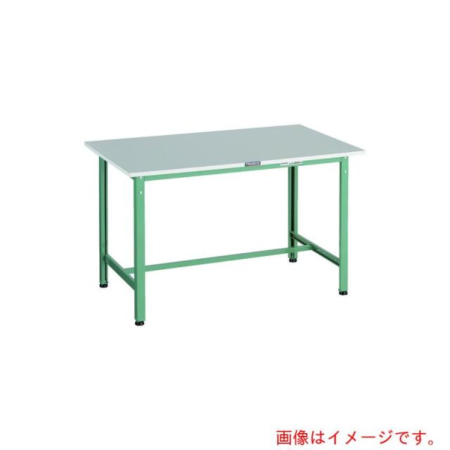 トラスコ中山（TRUSCO）　TRUSCO　軽荷重作業台（３００ｋｇ）ＲＡＥ２型　ＲｏＨＳ２対応天板　１２００Ｘ６００ＸＨ７４０　グリーン色　【品番：RAE2-1260】