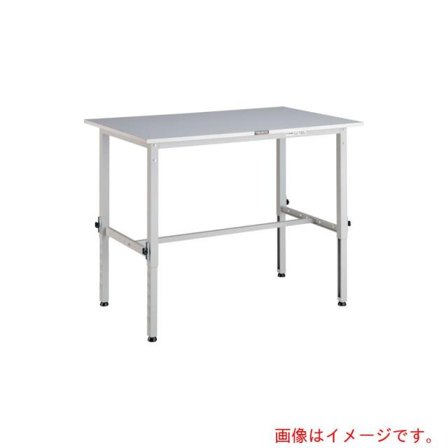 トラスコ中山（TRUSCO）　TRUSCO　軽荷重作業台高さ調節式（１５０ｋｇ）ＡＥＭ型　９００Ｘ６００ＸＨ６５０〜９５０　基本タイプ　ホワイト色　【品番：RAEM-0960 W】