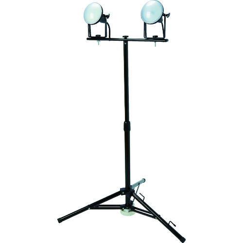 トラスコ中山（TRUSCO）　TRUSCO　ＬＥＤ投光器　ＤＥＬＫＵＲＯ　三脚タイプ　２灯　２０Ｗ　１０ｍ　アース付　２芯３芯両用タイプ　【品番：RTLE-210EP-SK2】