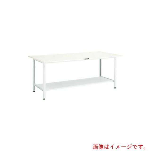 トラスコ中山（TRUSCO）　TRUSCO　軽荷重作業台（３００ｋｇ）ＡＥ型　９００Ｘ６００ＸＨ７４０　下棚２枚付　グリーン色　【品番：SAE-0960LT2】 27,514円