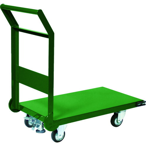 トラスコ中山（TRUSCO）　TRUSCO　鋼鉄製運搬車　８００Ｘ４５０　導電性キャスター　Ｌストッパー付　【品番：SH-3NESS】