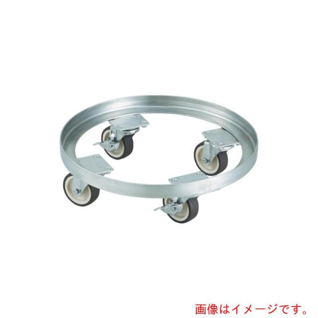 トラスコ中山（TRUSCO）　TRUSCO　ＳＵＳ３０４　タンク台車　２０Ｌ　ステン金具　ＮＵ車輪　【品番：STA-20-SNU】