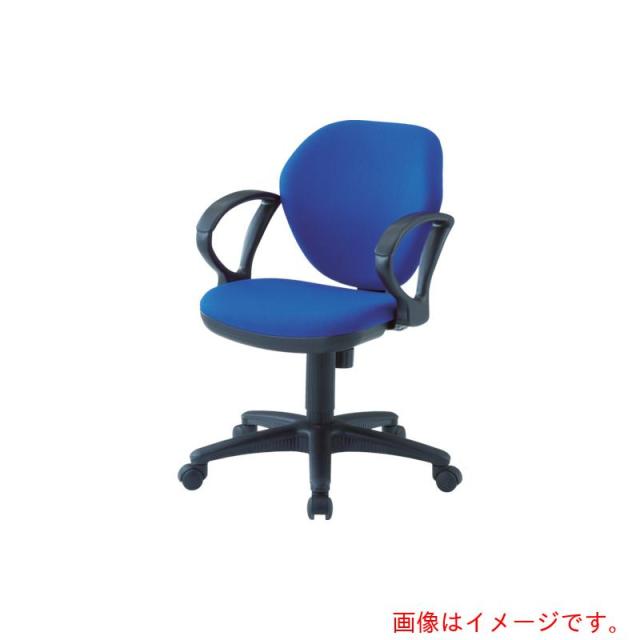 トラスコ中山（TRUSCO）　TRUSCO　オフィスチェア　肘付　黒　【品番：T-10A-BK】