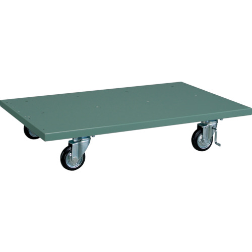 トラスコ中山（TRUSCO）　TRUSCO　パネルコンテナラック用兼用キャスターベース　緑　【品番：T-1200K】 19,350円