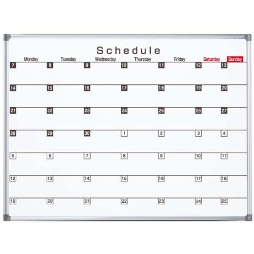 馬印　馬印　ＡＸシリーズシルバー壁掛スケジュールボード　【品番：AX34SN】