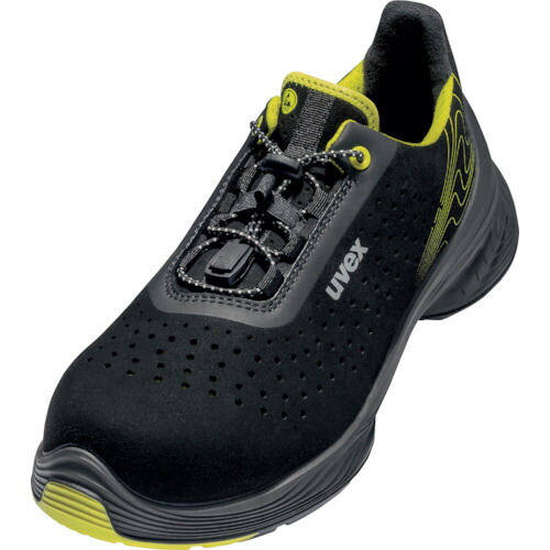 UVEX　ｕｖｅｘ１　Ｇ２　パーフォレーテッド　ローシューズ　２４．５ｃｍ　Ｓ１　ＳＲＣ　ブラック／ライム　【品番：6843539】