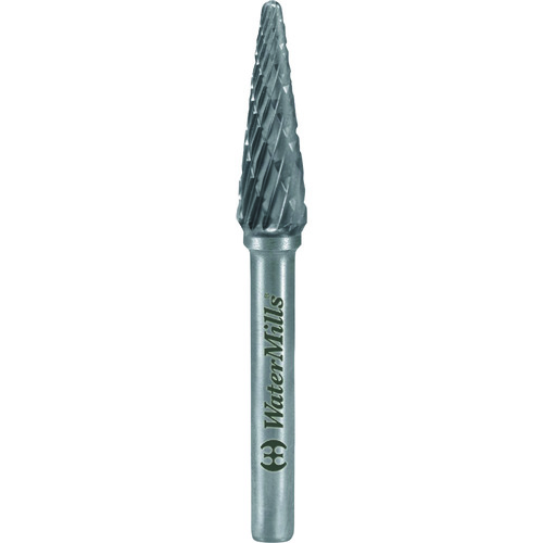 ウォーターミルズ（WATERMILLS）　ＷＭノンコート超硬ロータリーバー　タイプＬ　φ１６ｘ３０、６ｍｍ軸　【品番：WML6160L3070】