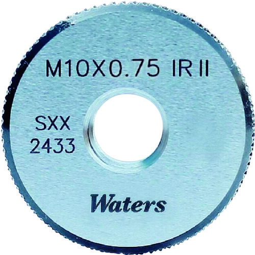 ウォーターズ（WATERS）　ＷＡＴＥＲＳ　Ｗａｔｅｒｓ　メートルねじ検査用リングゲージ（旧ＪＩＳ）　【品番：WGRIR2M18X1.5】