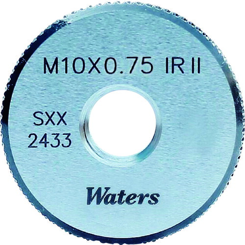 ウォーターズ（WATERS）　ＷＡＴＥＲＳ　メートルねじ工作用リングゲージ（旧ＪＩＳ）　【品番：WGRWR2M5X0.5】_1