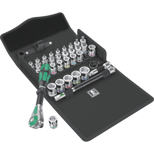 Wera　８１００ＳＢ　サイクロップスピードラチェットセット（オールイン）　３／８　【品番：003536】