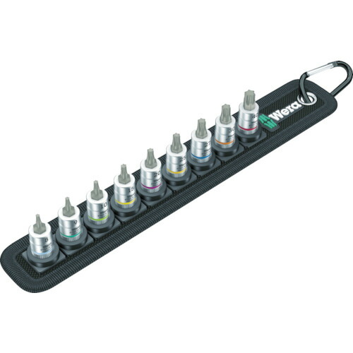 Wera　ＢＥＬＴ　３　８７６７Ａ　ＴＸ　ＨＦ　ベルトソケットセット　１／４　【品番：003882】