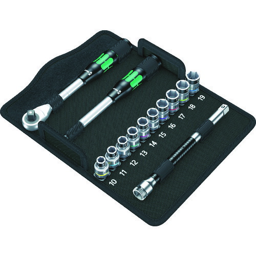 Wera　８００６　ＳＣ１　サイクロップラチェット「ハイブリッド」セット　１／２　【品番：004090】