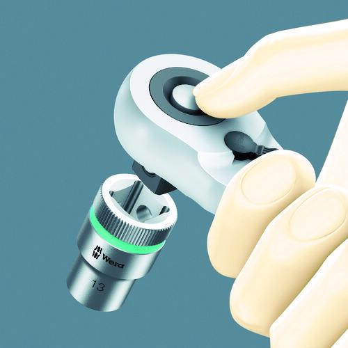 Wera　８００６　ＳＣ１　サイクロップラチェット「ハイブリッド」セット　１／２　【品番：004090】_1