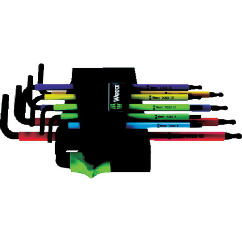 Wera ９６７ＳＰＫＬ／１０ＳＭＮ マルチカラートルクスキーセット 【品番：073599】