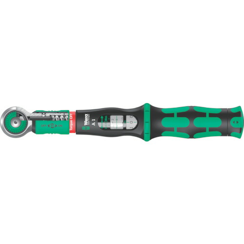 Wera　空転式トルクレンチ（プリセット型）　Ａ１セーフトルク　２〜１２Ｎｍ　１／４ソケット用　【品番：343971】