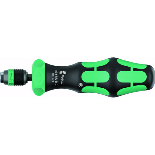 Wera　８３８ＲＡ−Ｒ　Ｌ　ラチェットスクリュードライバー　【品番：051494】