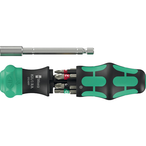 Wera　ラチェット式ドライバー　クラフトフォーム　コンパクト　２８　ＲＡ　１　【品番：051519】