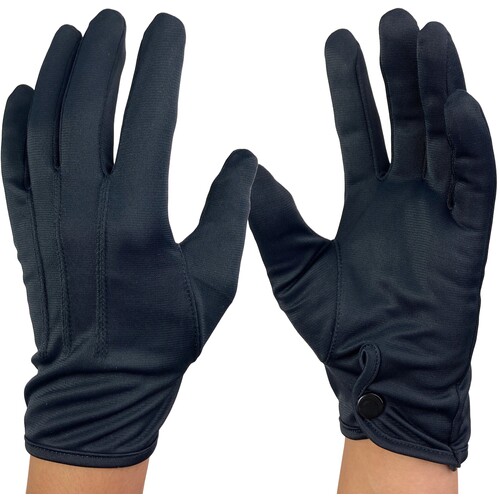 ウインセス　ＷＩＮＣＥＳＳ　礼装用手袋　黒　ナイロン　ホック付き　　ＬＬ　（１２双入）　【品番：3005-BK-LL-12P】