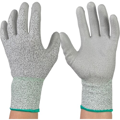 ウインセス　ＷＩＮＣＥＳＳ　耐切創手袋　ウレタン滑り止め付き　Ｌサイズ（１０双入）　【品番：CR-09-L-10P】