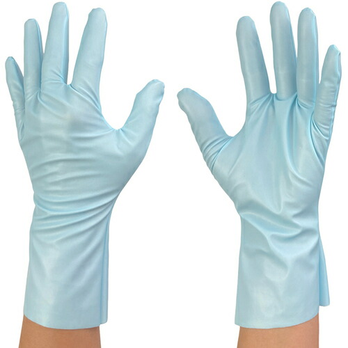 ウインセス　ＷＩＮＣＥＳＳ　ブルー　溶着手袋　洗浄クリーンパック　（５０双入り）　ＬＬサイズ　【品番：BX-524-LL-50P】