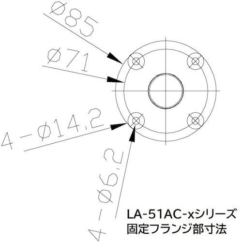 ウィンテクノ　モダンソリッド　液晶モニター用アーム　【品番：LA-51AC-1】