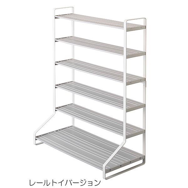 山崎実業 ミニカー&レールトイラック タワー ホワイト 4903208050180 【品番：05018】_1