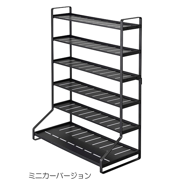 山崎実業 ミニカー&レールトイラック タワー ブラック 4903208050197 【品番：05019】