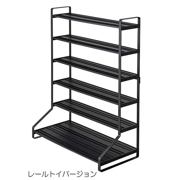 山崎実業 ミニカー&レールトイラック タワー ブラック 4903208050197 【品番：05019】_1