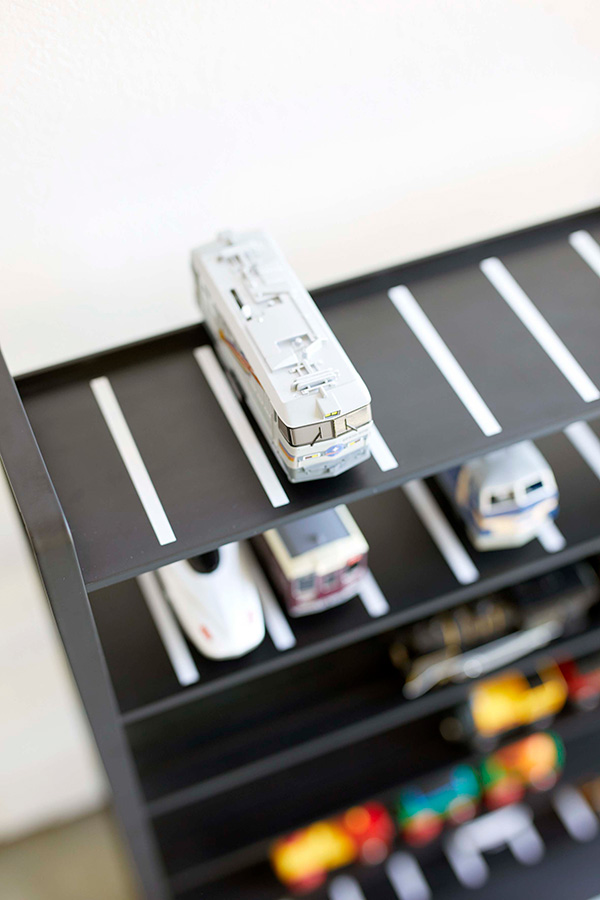 山崎実業 ミニカー&レールトイラック タワー ブラック 4903208050197 【品番：05019】_3
