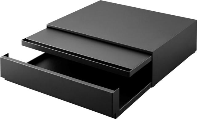 山崎実業 ツーウェイ キッチン家電下引き出し&スライドテーブル タワー ブラック 4903208020084 【品番：02008】_3