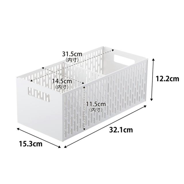 山崎実業　収納バスケットワゴン タワー 3段 ホワイト 4903208100151　【品番：10015】_18