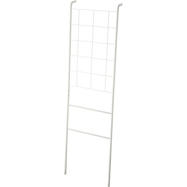 山崎実業 立て掛け式メッシュラダーハンガー タワー ホワイト 4903208047296 【品番：04729】