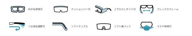 山本光学（YAMAMOTO）　レーザー保護めがね　【品番：YL-780 UVBG LT】_13