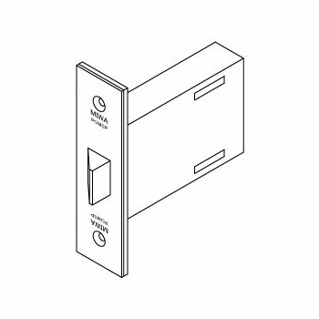YKK AP　玄関ドアアプローズII用ラッチ錠ケース本体　【品番：YS HHJ-0634（YS HHJ0634）】