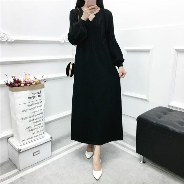 送料無料 ニットワンピース ロングワンピース ワンピース ニット リブ Aライン 537の通販はau Pay マーケット Chouchou Journee