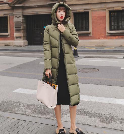 送料無料 中綿コート サイドファスナー 厚手 フード付き 冬 超ロング 膝下 ミモレ丈 アウター ベンチコート 87の通販はau Pay マーケット Chouchou Journee