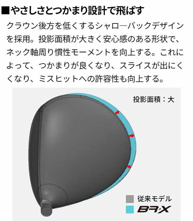 ミズノ ゴルフ レディース BR-X ドライバー ウッド やさしい