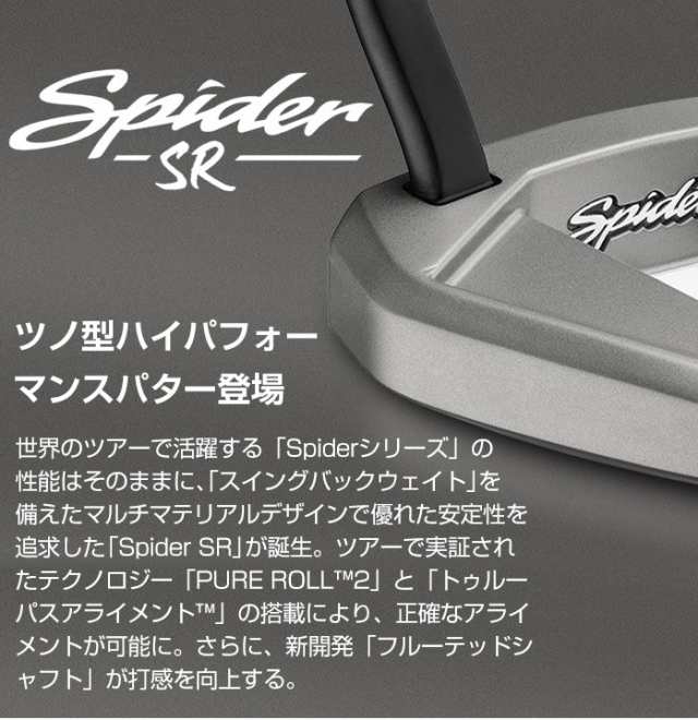 テーラーメイド ゴルフ パター Spider SR スパイダー シングルベント フローネック TaylorMadeの通販はau PAY マーケット -  ゴルフパートナー