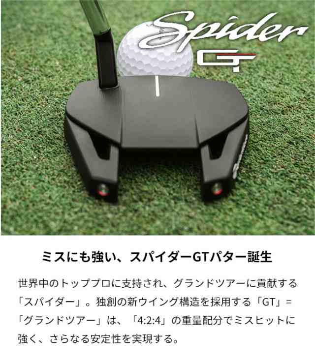テーラーメイド ゴルフ パター Spider GT スパイダー センターシャフト スモールスラント TaylorMadeの通販は