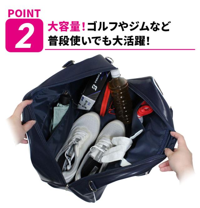 knmen143-1034 キャロウェイ　ボストンバッグ　ネイビー キャロウェイ ゴルフバッグ ウィメンズ ボストンバッグ PU スポーツ