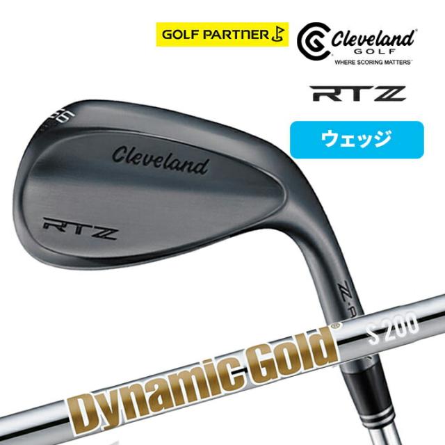 クリーブランド ゴルフ ウェッジ Cleveland RTZ ブラックサテン wg wedge 仕上げ GoldS200 スチールシャフト S