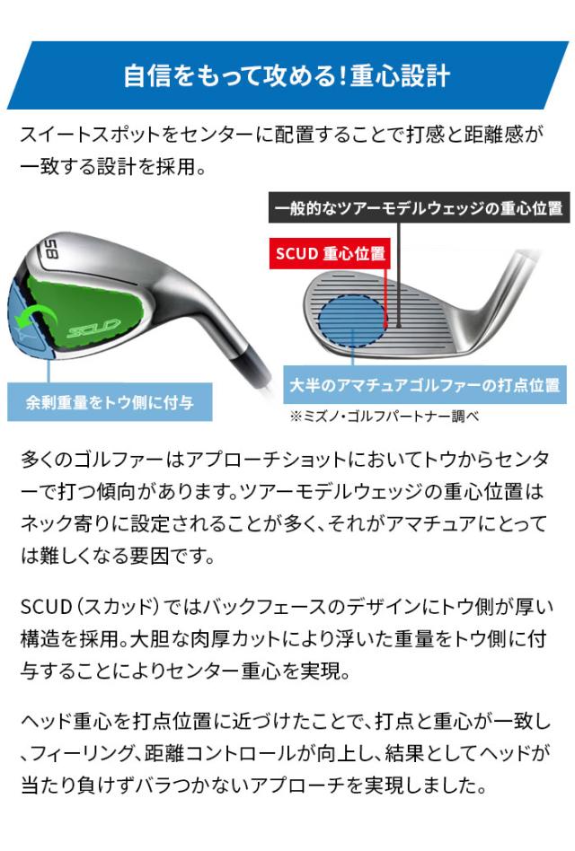 ミズノ SCUD WEDGE スカッド ウェッジ Dynamic Gold 95 S200 EXSAR