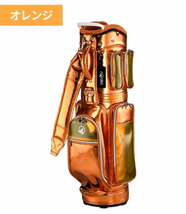 ホンマ ゴルフ クリア キャディバッグ 23SS 8型 光沢 透明 スケルトン
