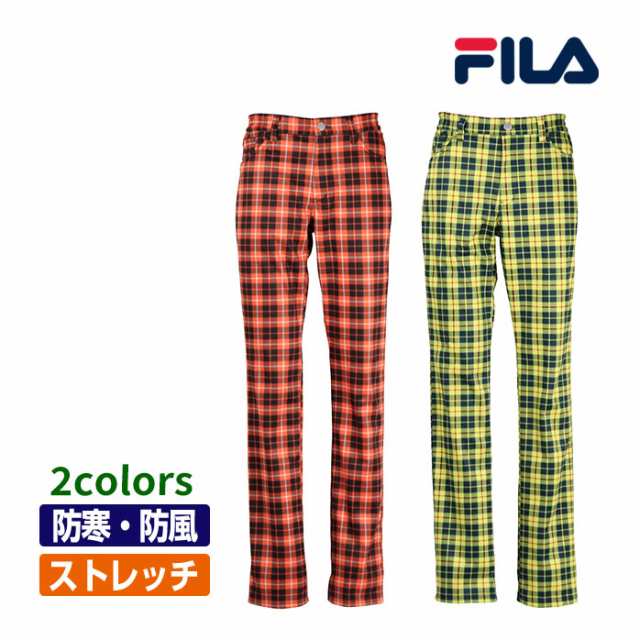 フィラ ゴルフ メンズ パンツ 防風 防寒 ストレッチ フリース 保温 Dカン チェック柄 3層 ボンディング素材 Fila 7 338g 防寒の通販はau Pay マーケット 還元祭クーポン対象 ゴルフパートナー