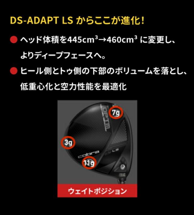 コブラ プーマ ゴルフ OPTM LS ドライバー メンズ 9° 10.5° LIN-Q for Cobra SPEEDER NX for Cobra Driver カーボンシャフト_2