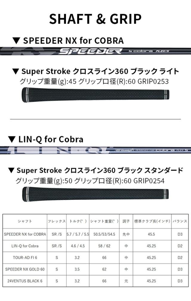 コブラ プーマ ゴルフ OPTM LS ドライバー メンズ 9° 10.5° LIN-Q for Cobra SPEEDER NX for Cobra Driver カーボンシャフト_7