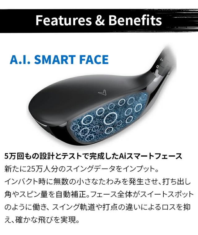 キャロウェイ パラダイム Ai スモーク マックス ファスト ユーティリティ PARADYM Ai SMOKE MAX FAST UT TENSEI 40 for Callawayの通販は