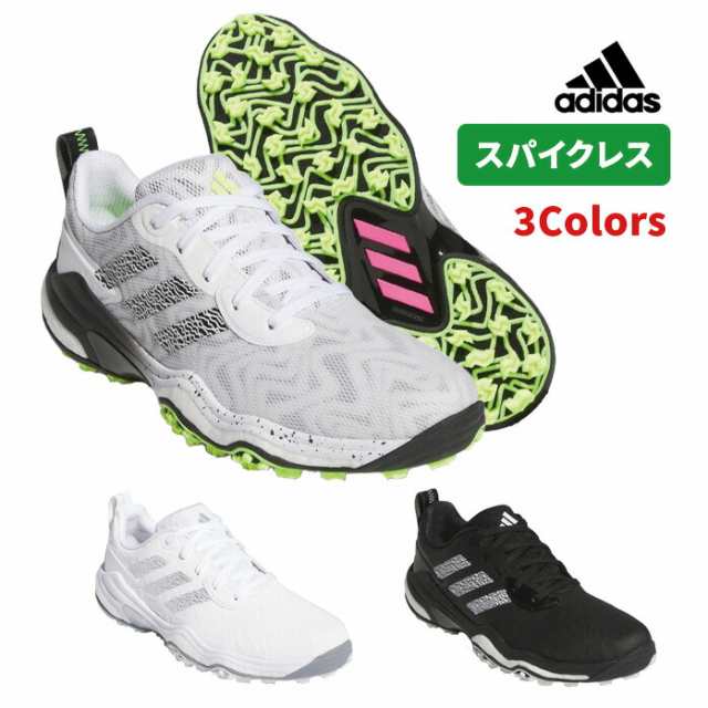 アディダス ゴルフ シューズ MDV41 コードカオス ID8732 IF3268 IF3270 スパイクレス 紐 レース タイプ adidas